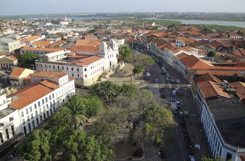 Foto aérea do Centro Histórico de São Luís