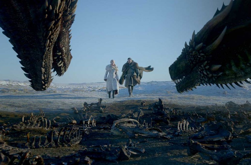 Imagem de uma das cenas da oitava temporada de Game of Thrones